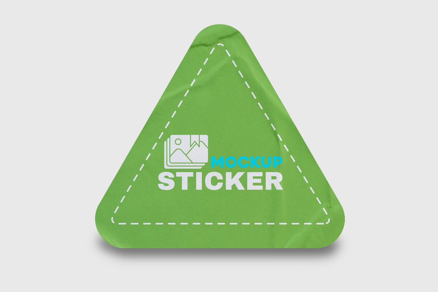 Eco-Friendly Sticker Mockup Designs for Green Marketing psd
