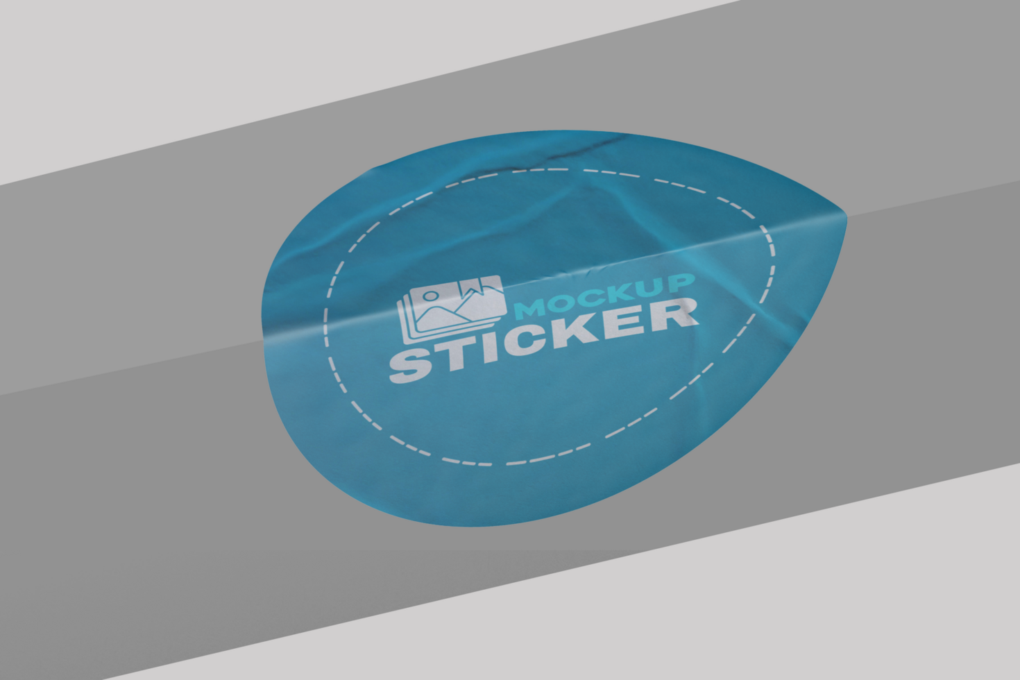 Interactive Sticker Mockups for Enhanced Branding psd