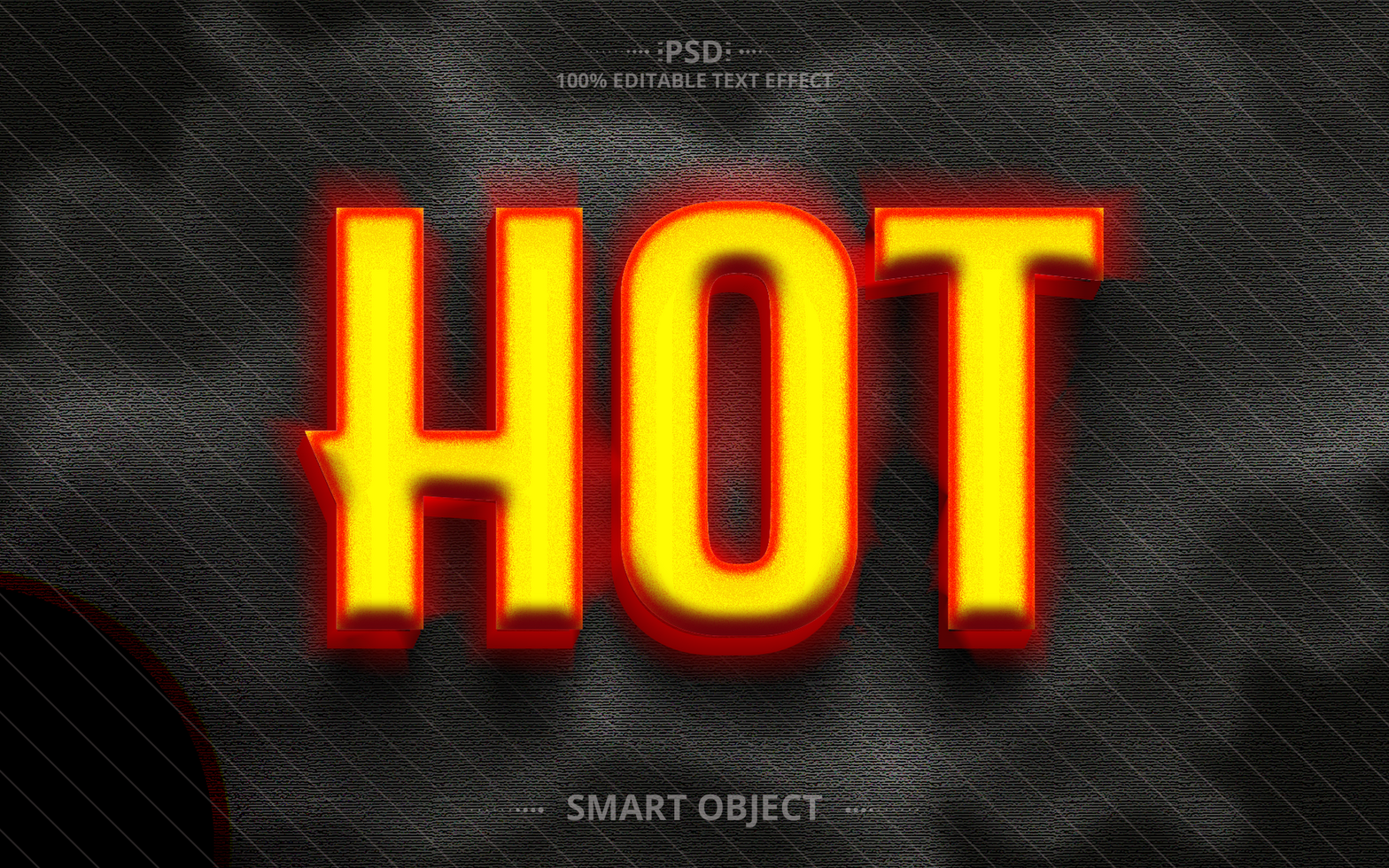 3D Creative Text effect design psd