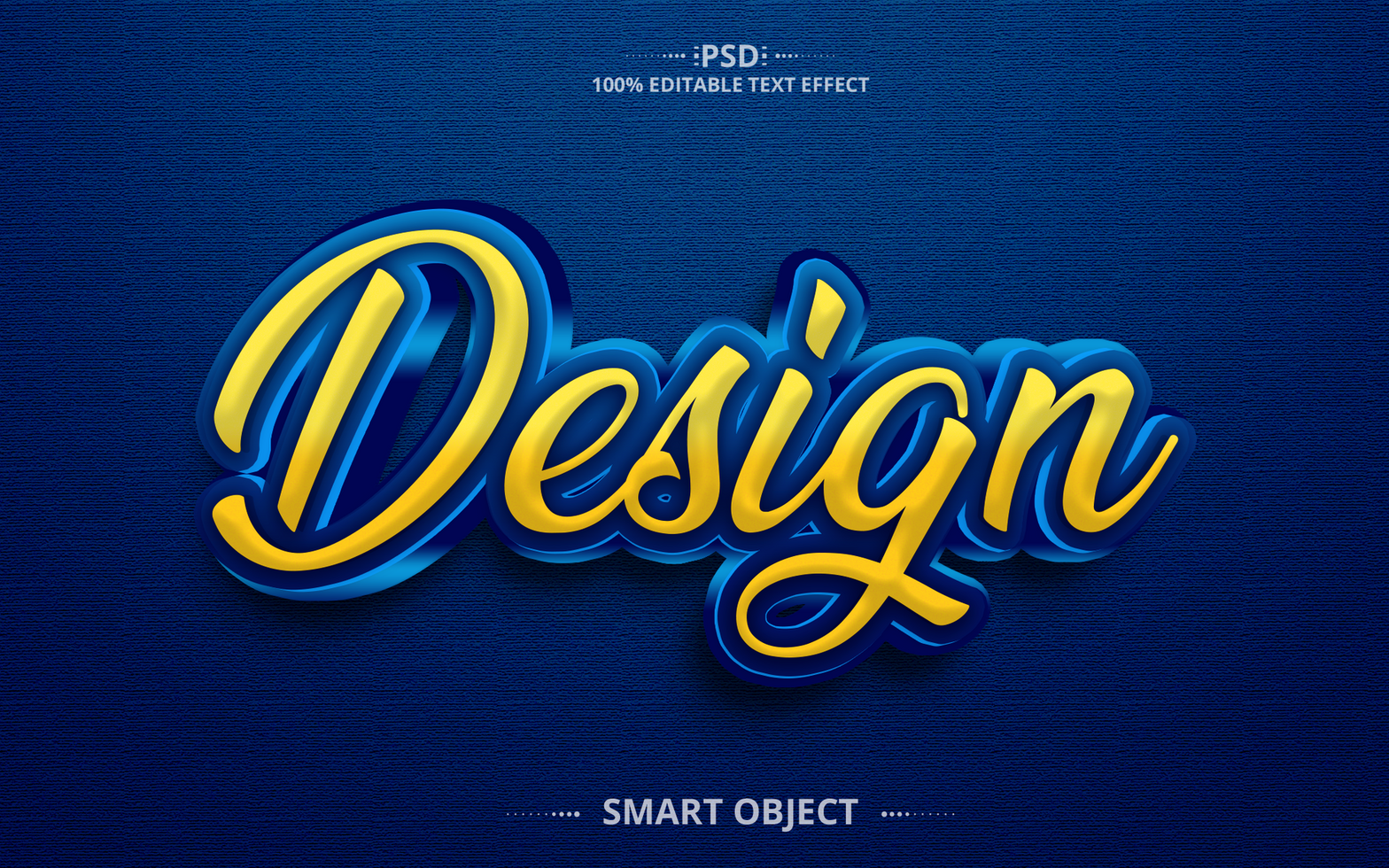 Design creative text effect design psd