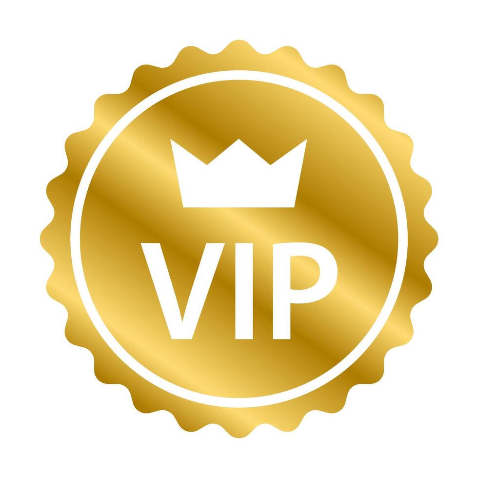 VIP icon for graphic design, logo, website, social media, mobile app, UI . vector