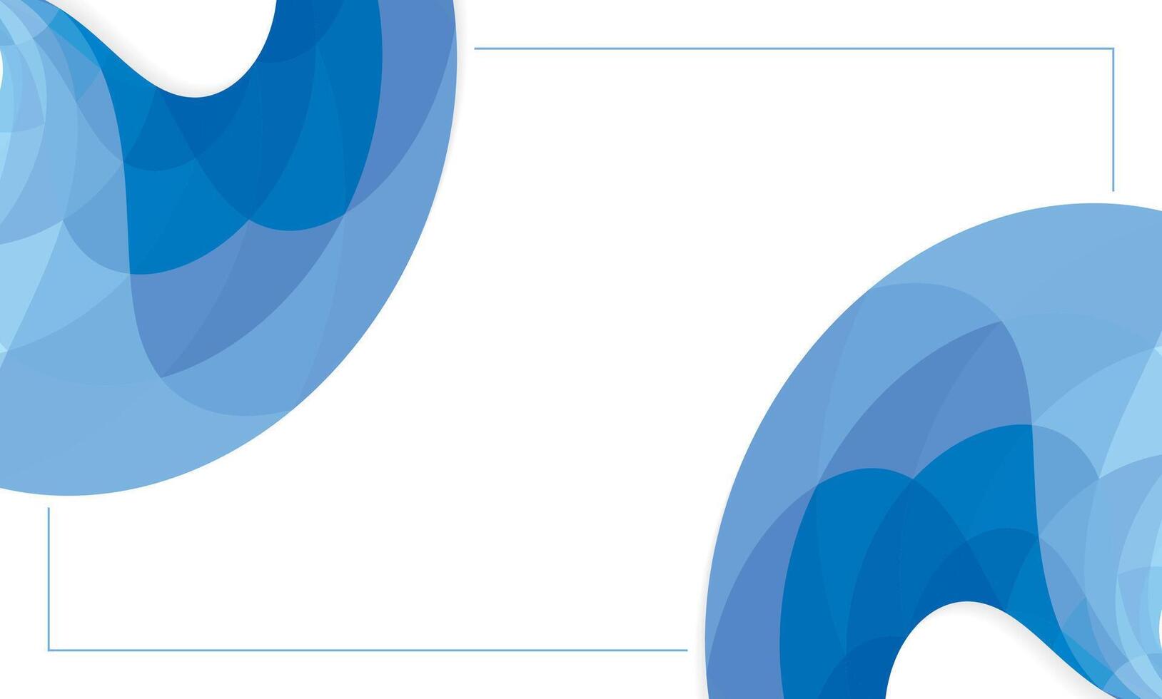 abstract modern blue wave background design vector