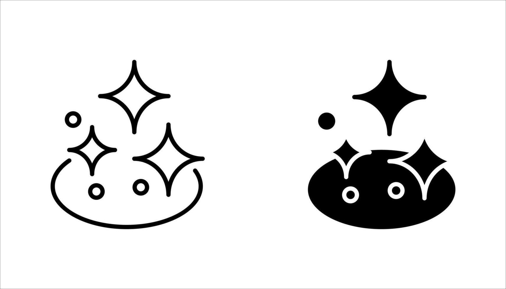 clean icon set. vector