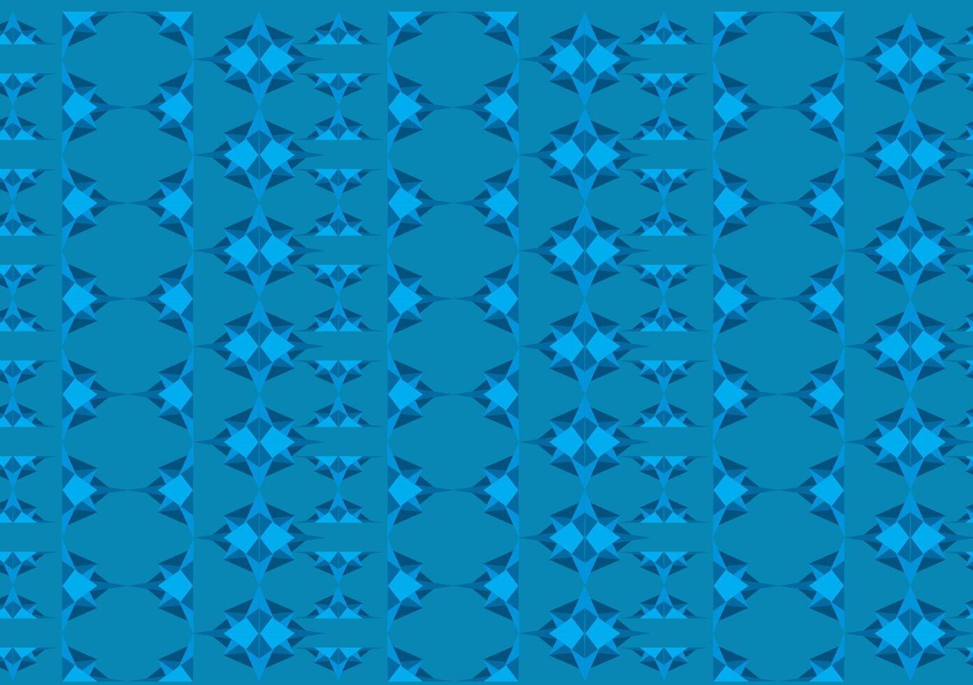 Charming Blue Color Theme with Patterns vector