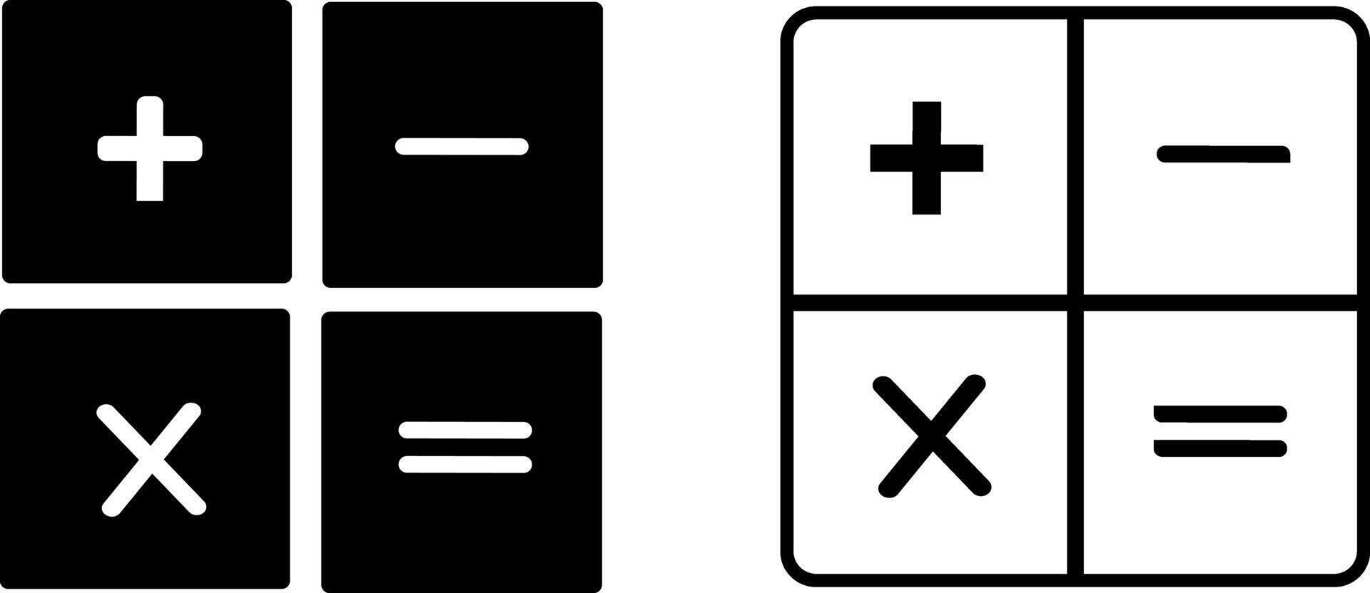 Calculator icon illustration. Accounting calculator sign vector