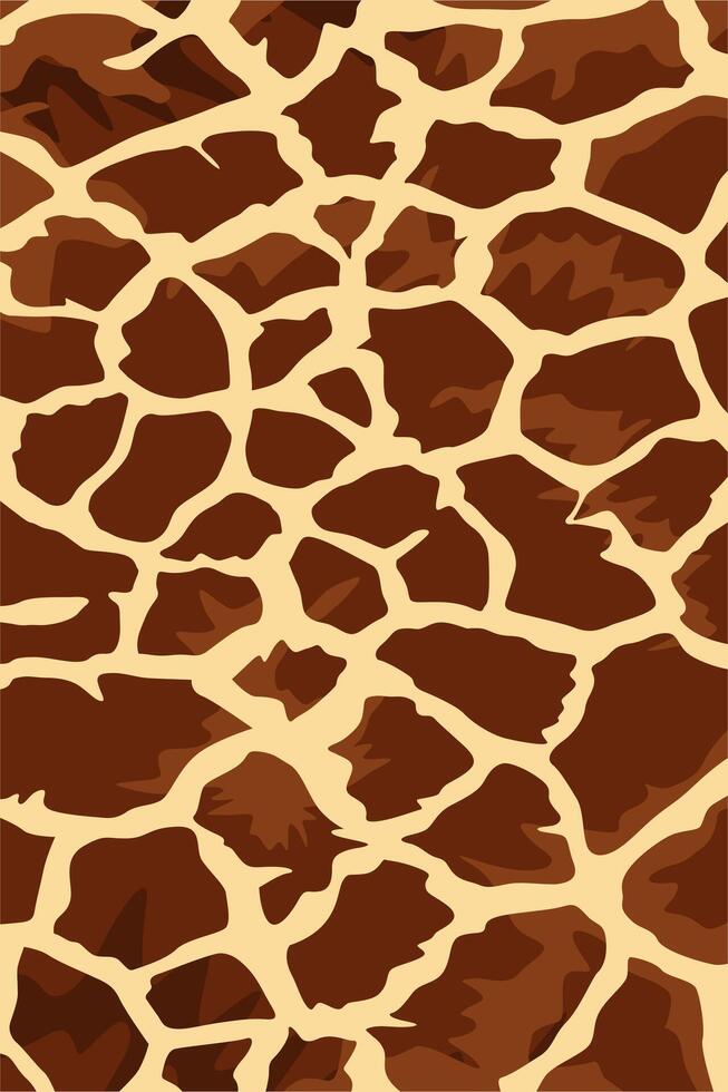 abstract giraffe skin design background vector