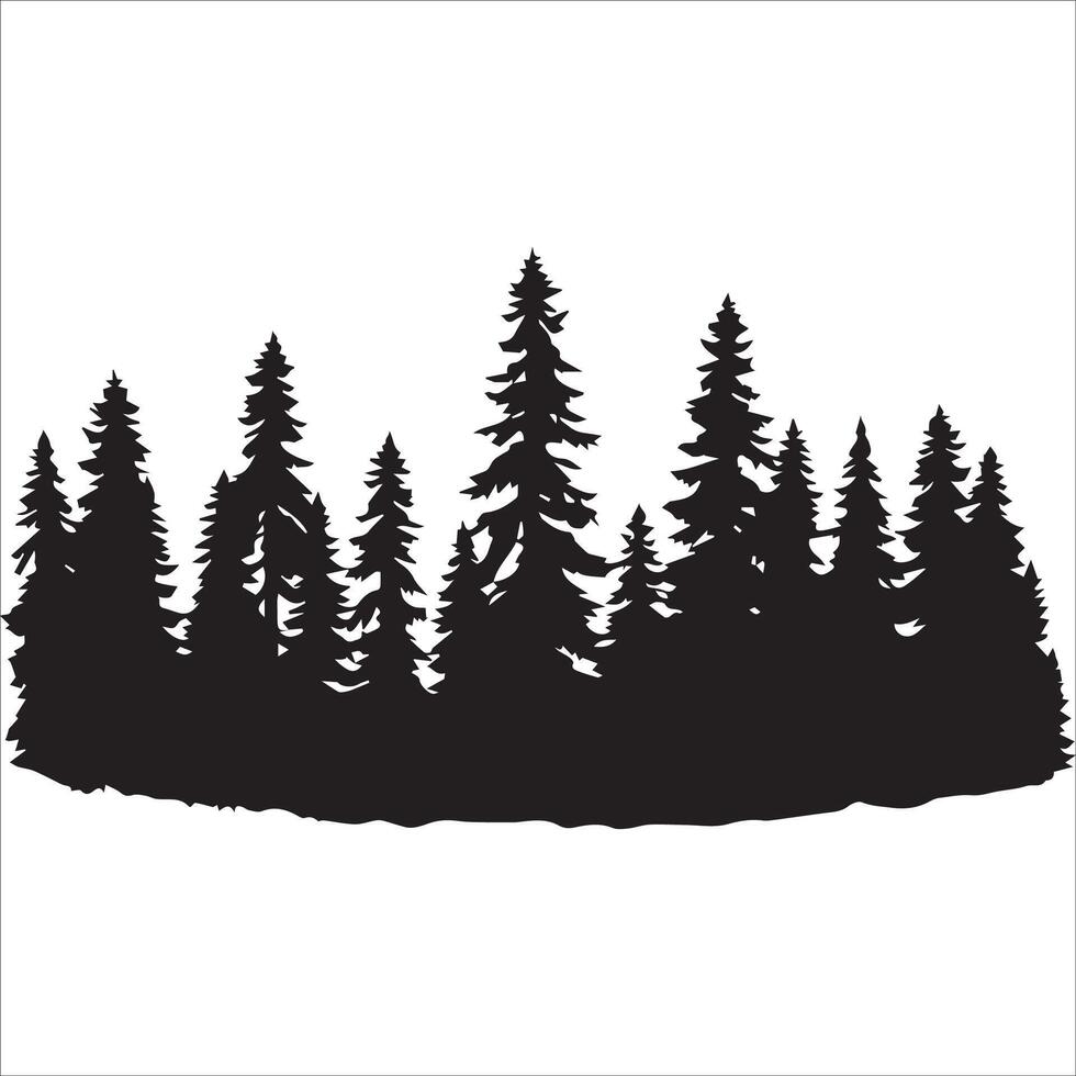 Calm Mountain Morning Illustration vector