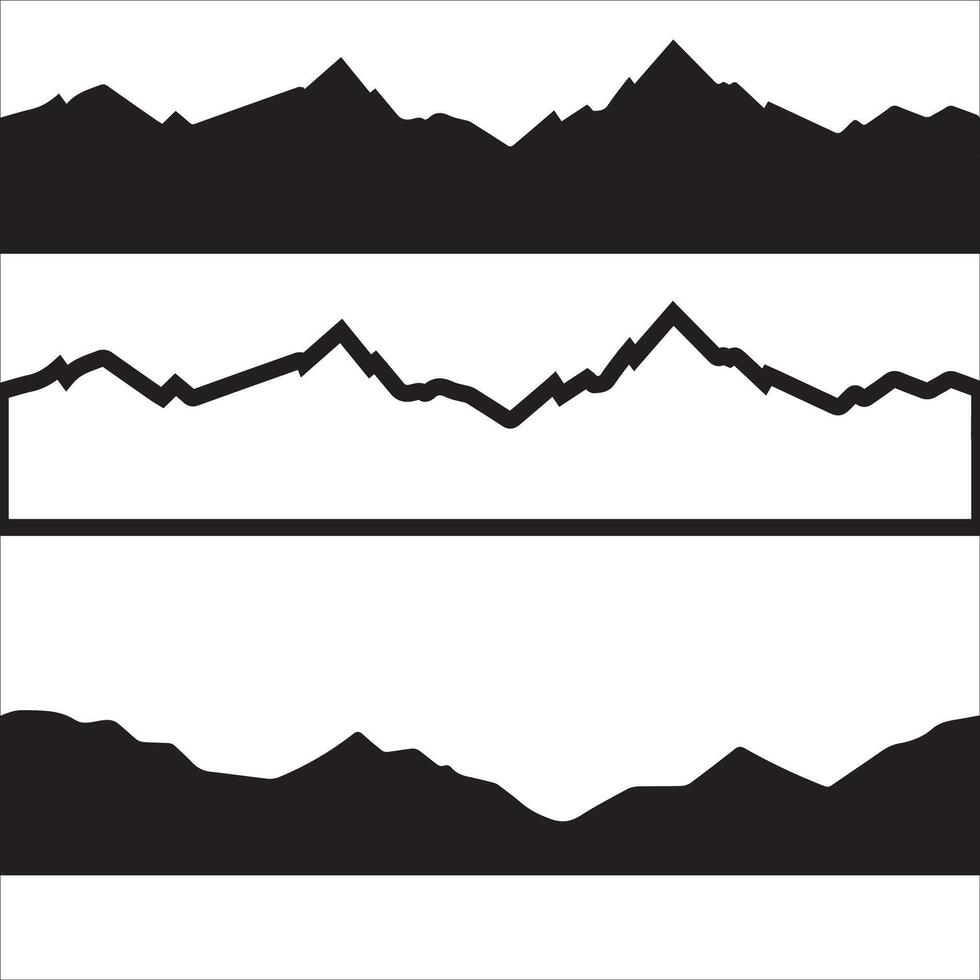 Rustic Mountain Scene Illustration vector