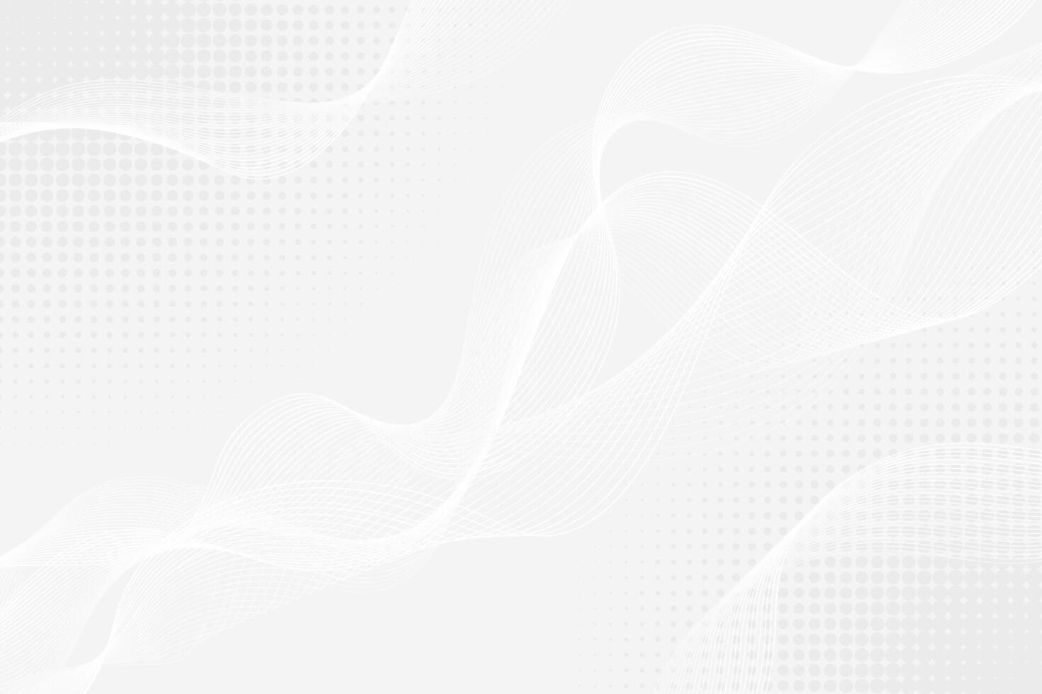 Modern White Wavy Background. Business white flowing waves and lines backdrop concept for presentations, banner, ads, magazine, cover, luxury designs. vector