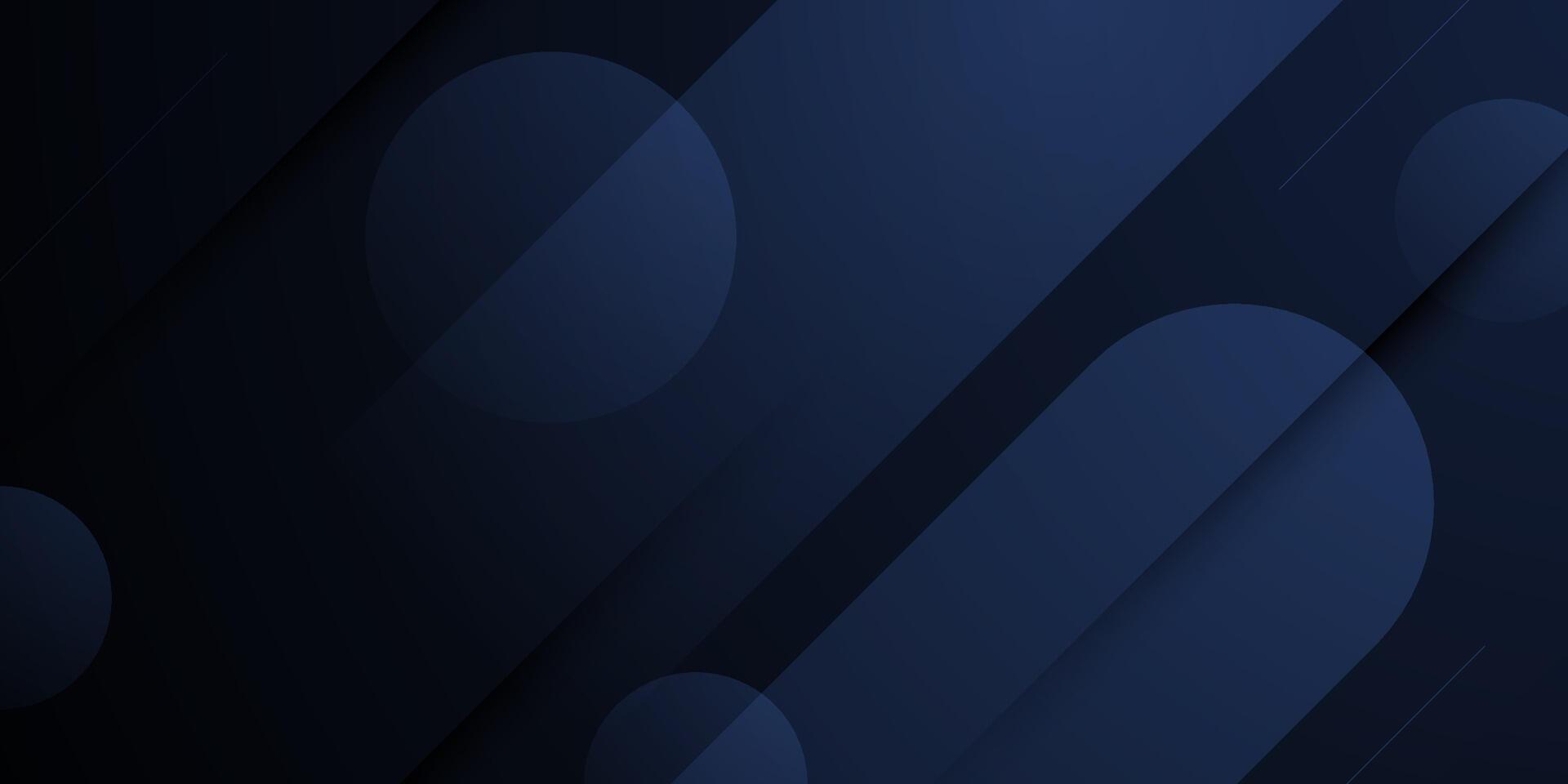 Dynamic abstract 3D dark background. Gradient dark color with simple shapes pattern. vector