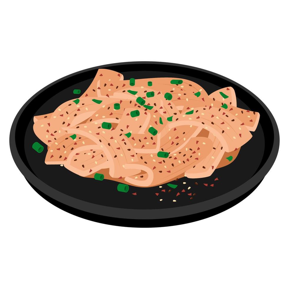 Kimchi Korean Food vector