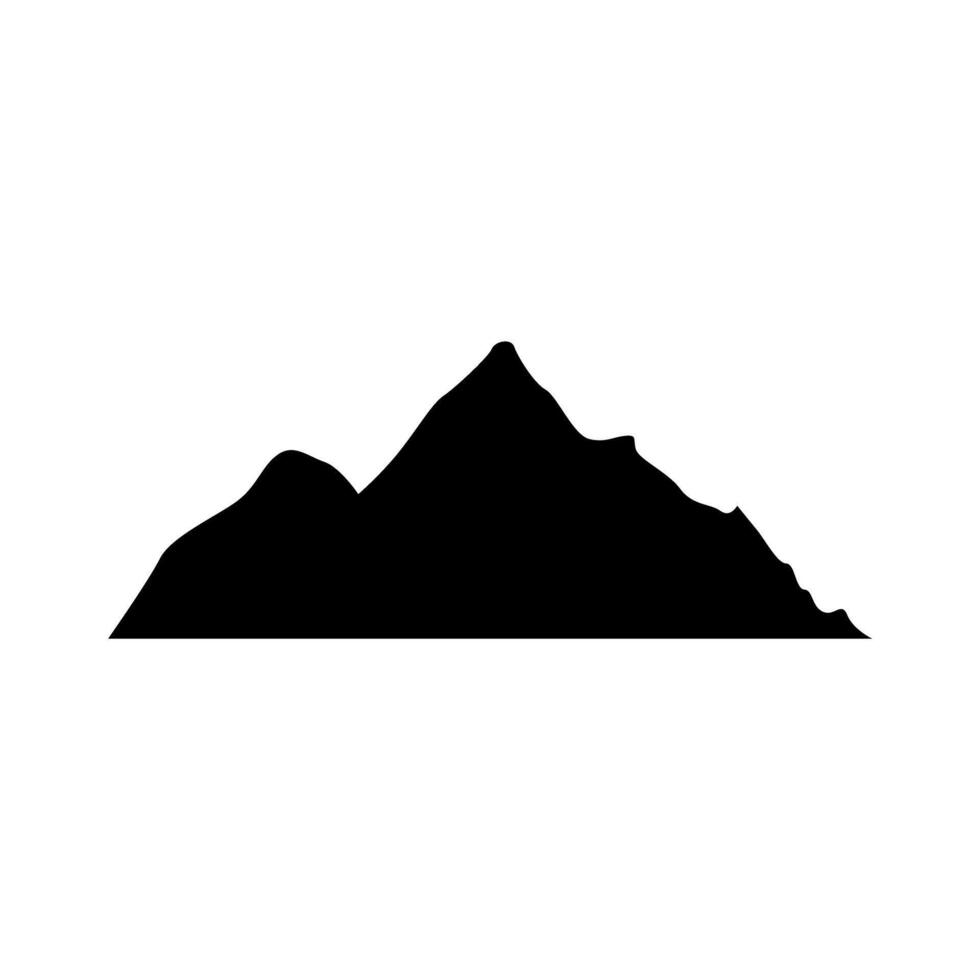 Mountain icon. mountain symbol. Flat design style eps 10. vector