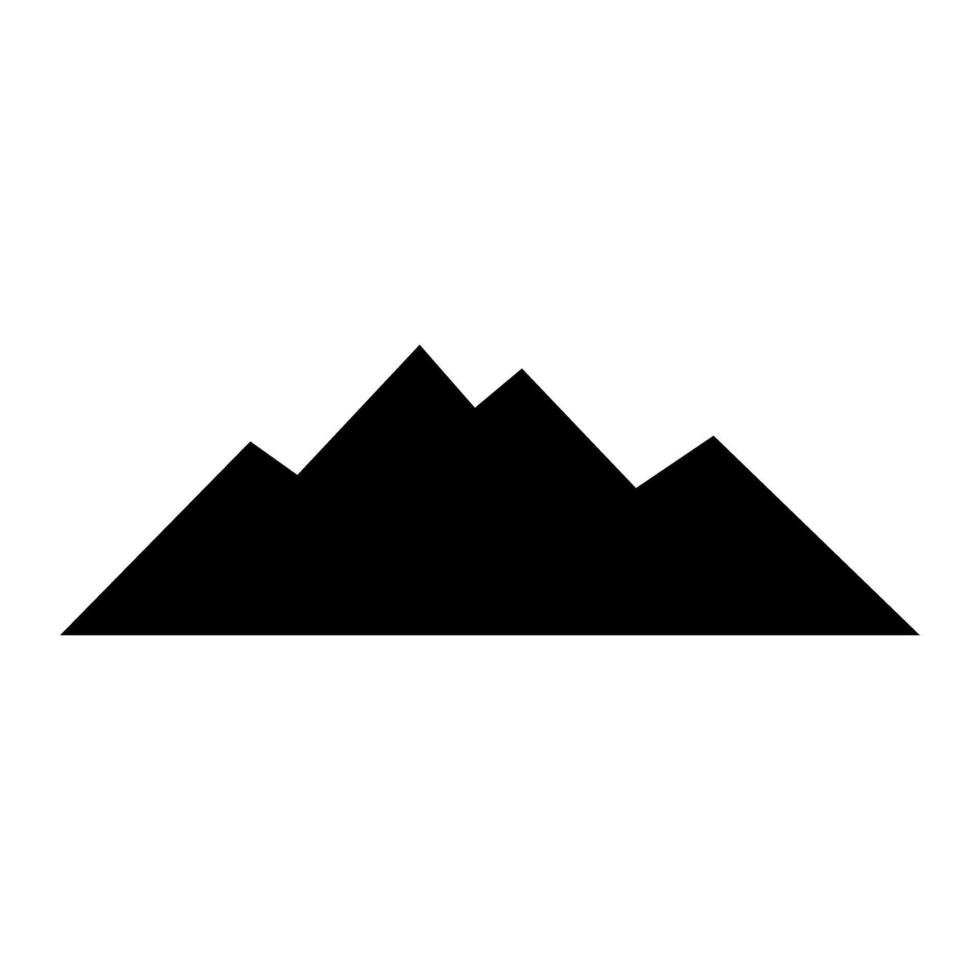 Mountain icon. Mountain symbol. Flat design style eps 10 vector
