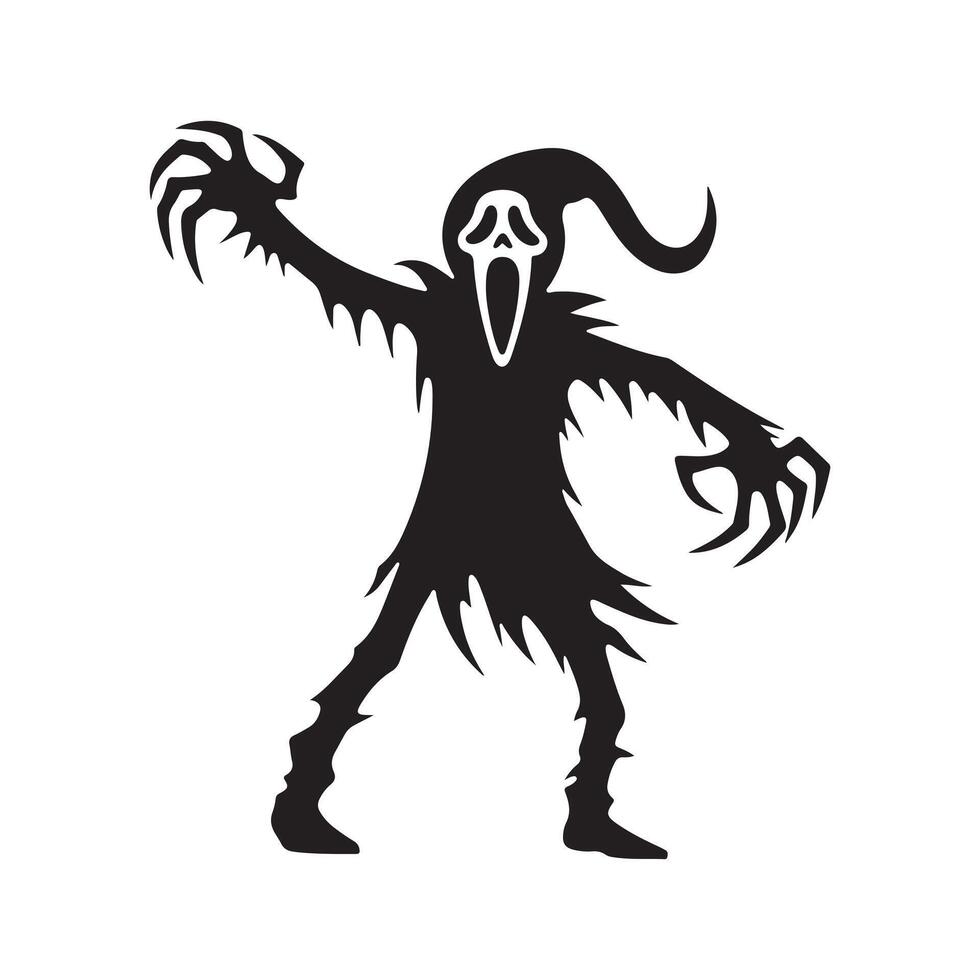 Halloween Silhouette Vectors Images for Artistic Use