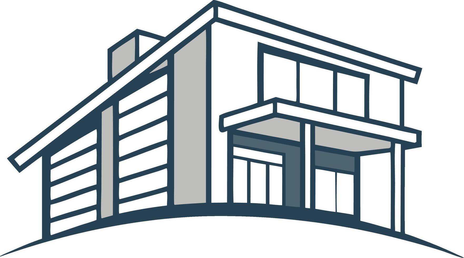 Modern House Icon vector