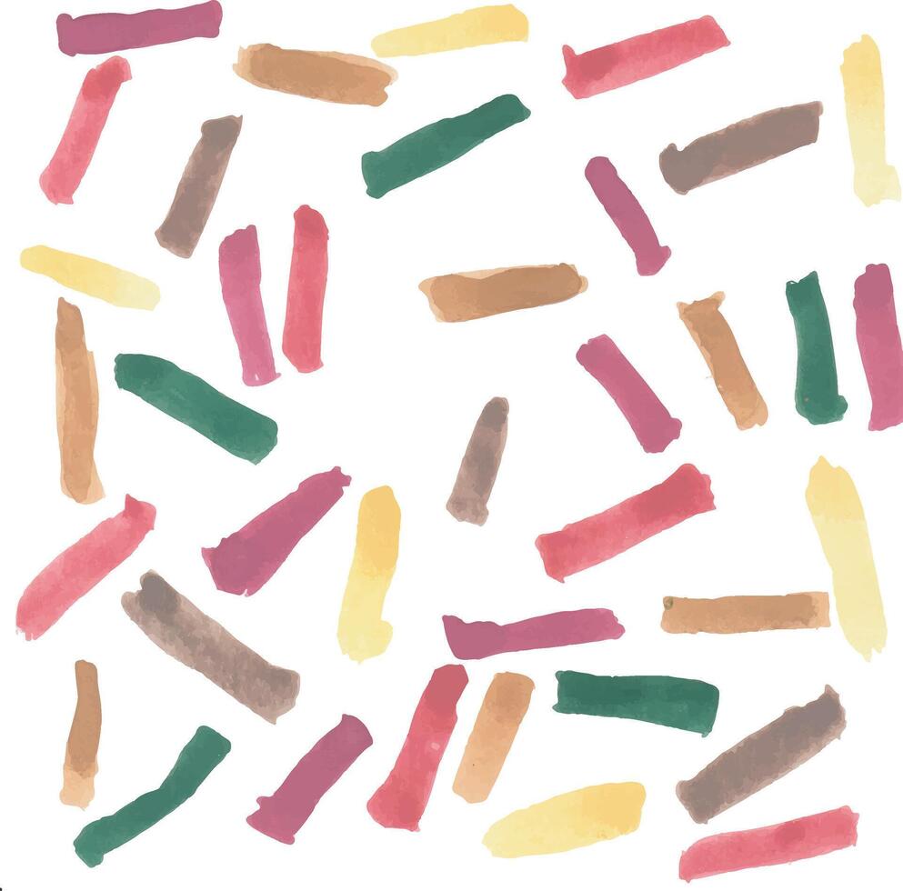 a colorful watercolor painting of a bunch of different colored paint vector