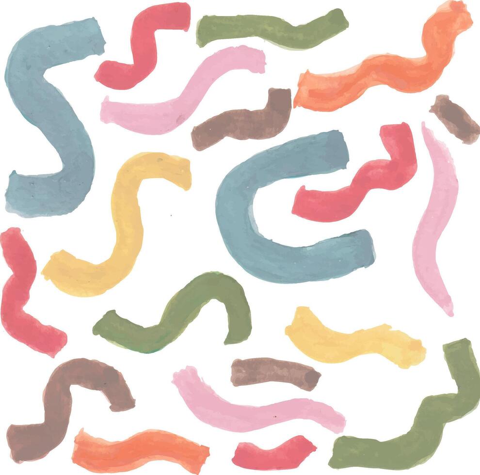 a colorful pattern of different colored shapes vector