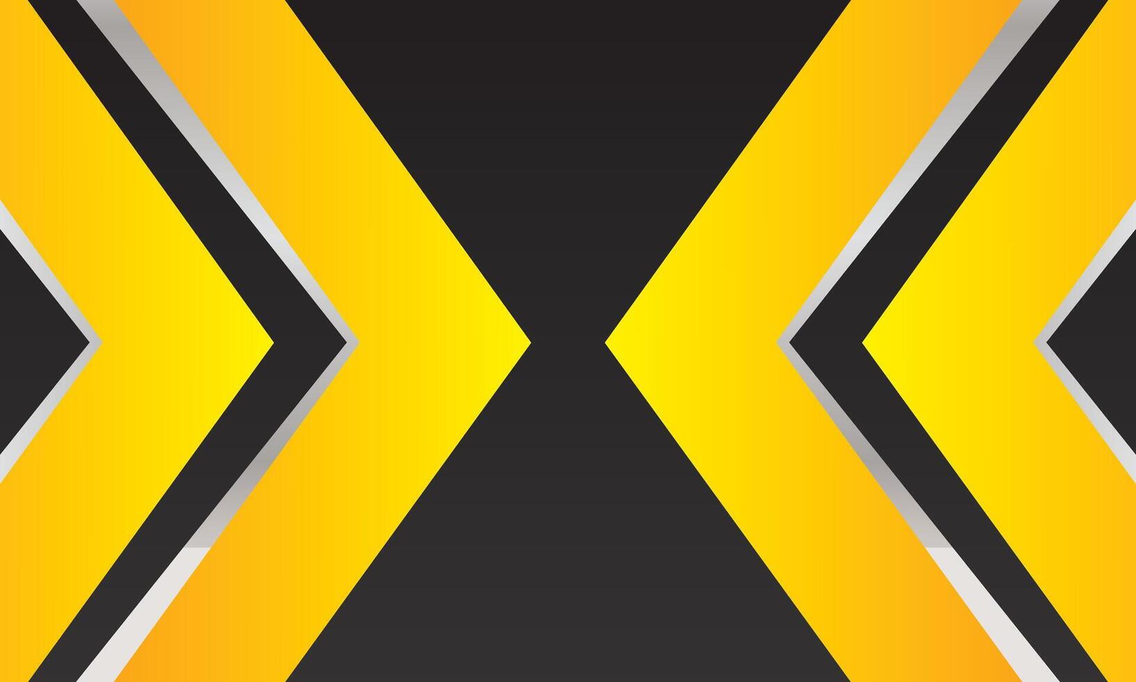 Yellow arrows stripe abstract background vector