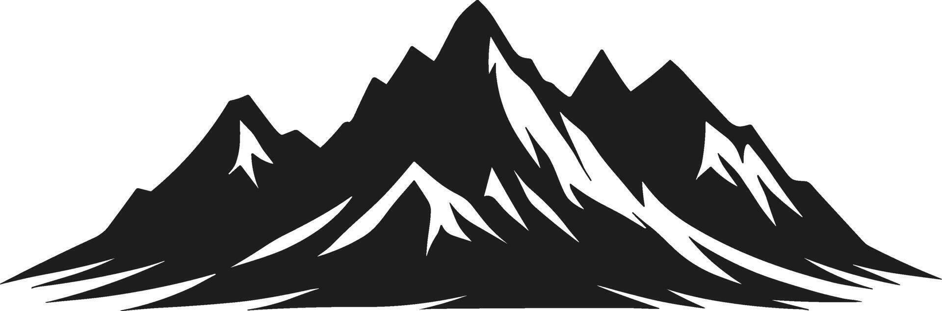 Abstract Mountain Silhouette - Illustration vector