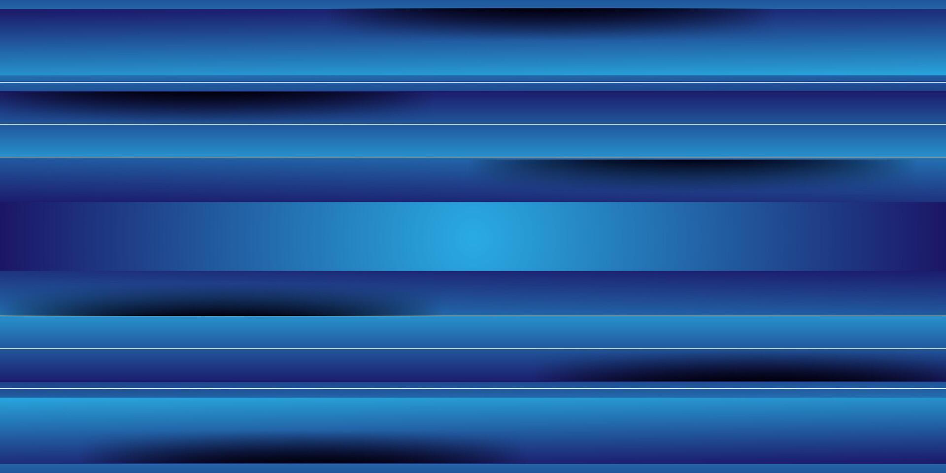 Abstract dynamic dark blue gradient illustration background with simple shadow pattern in rectangular shape with 3D look. Futuristic and luxury design. Eps10 vector