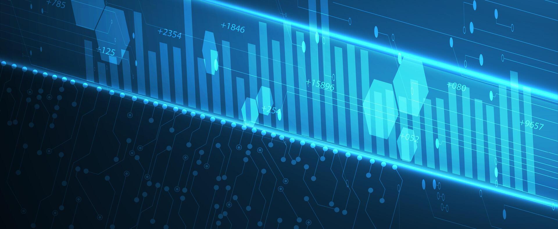 Revolutionizing Business Strategies with Financial Technology and In Depth Analytical Insights vector