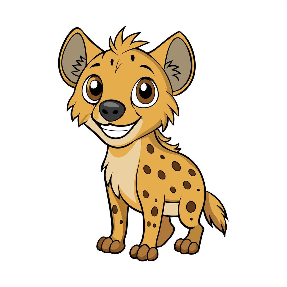 Hyena Art Icon vector