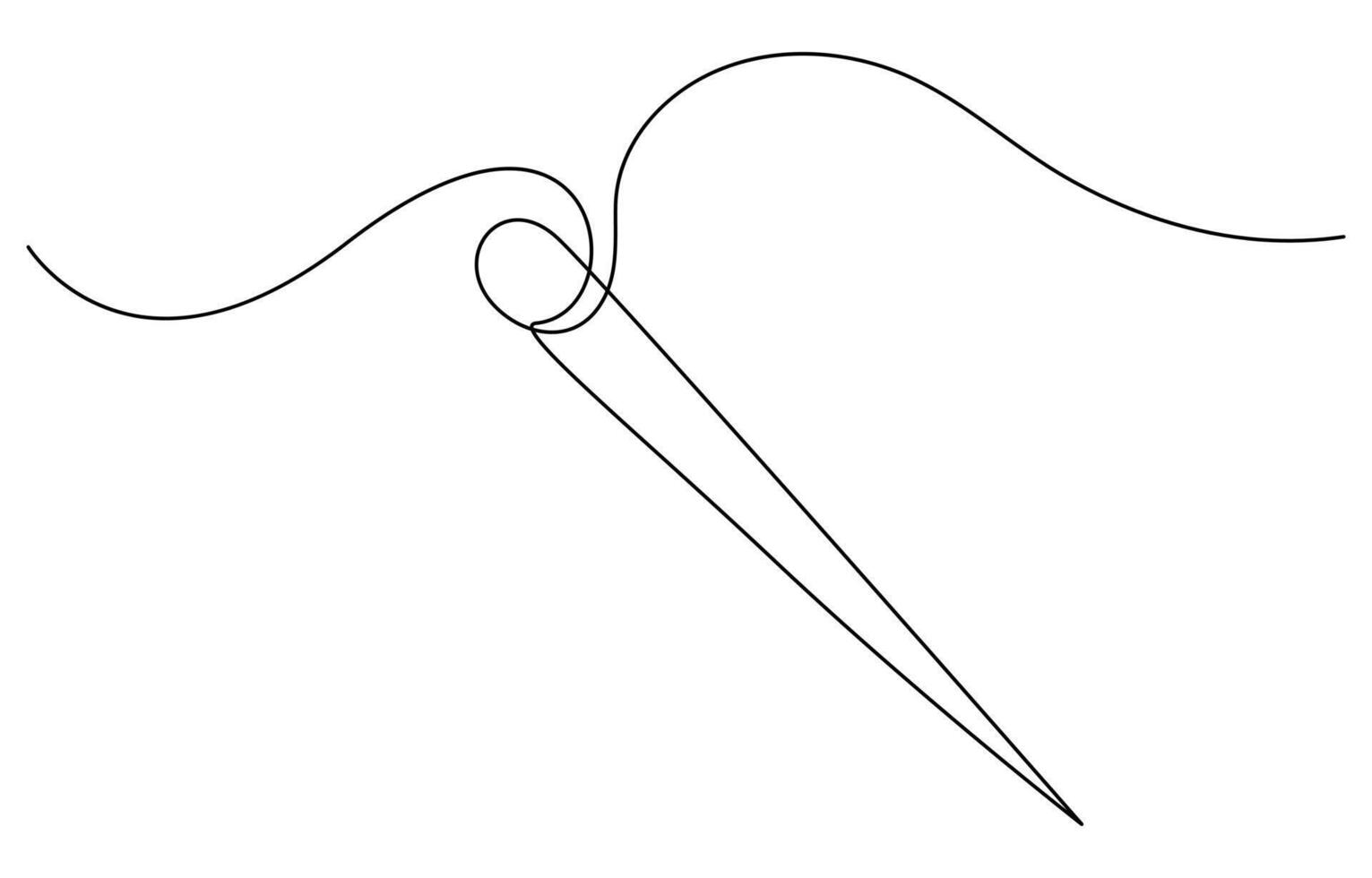 greeting card continuous line drawing vector