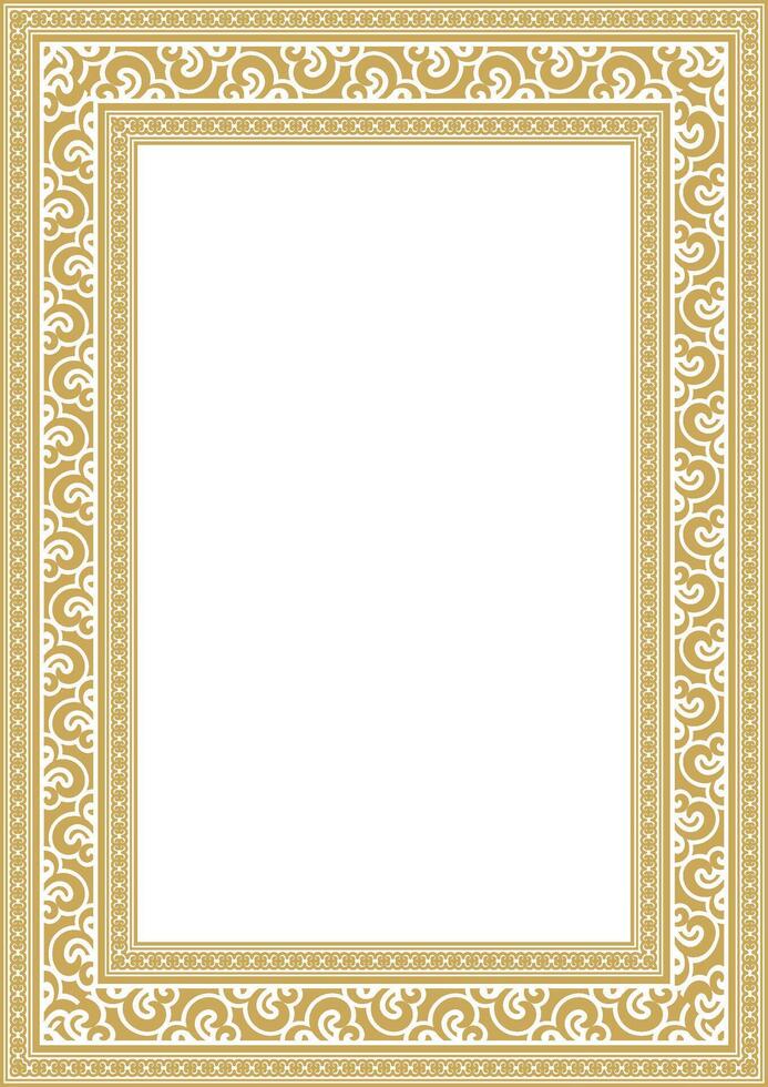 Elegant Gold Frame Design. vector