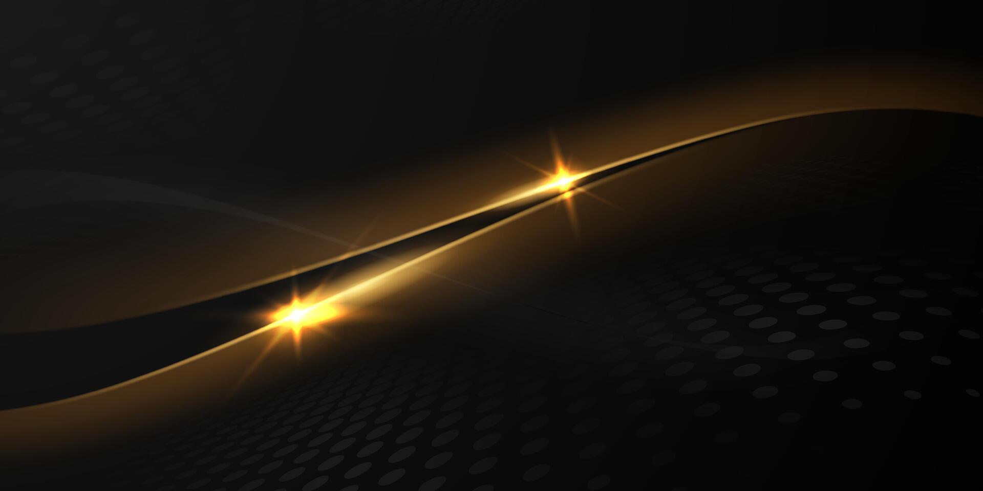 Black background with a luxurious gold effect. illustration vector