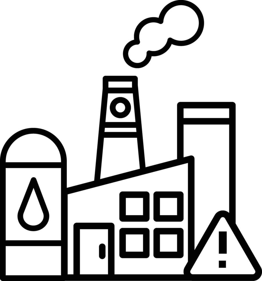 Contamination Illustration Icon vector