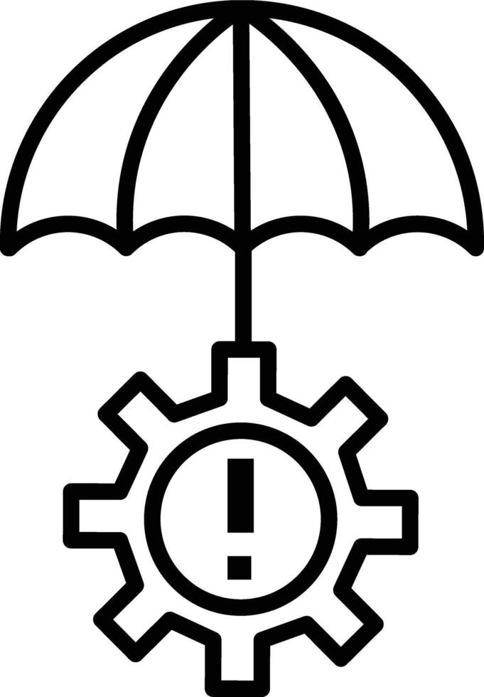 Mitigation Illustration Icon vector