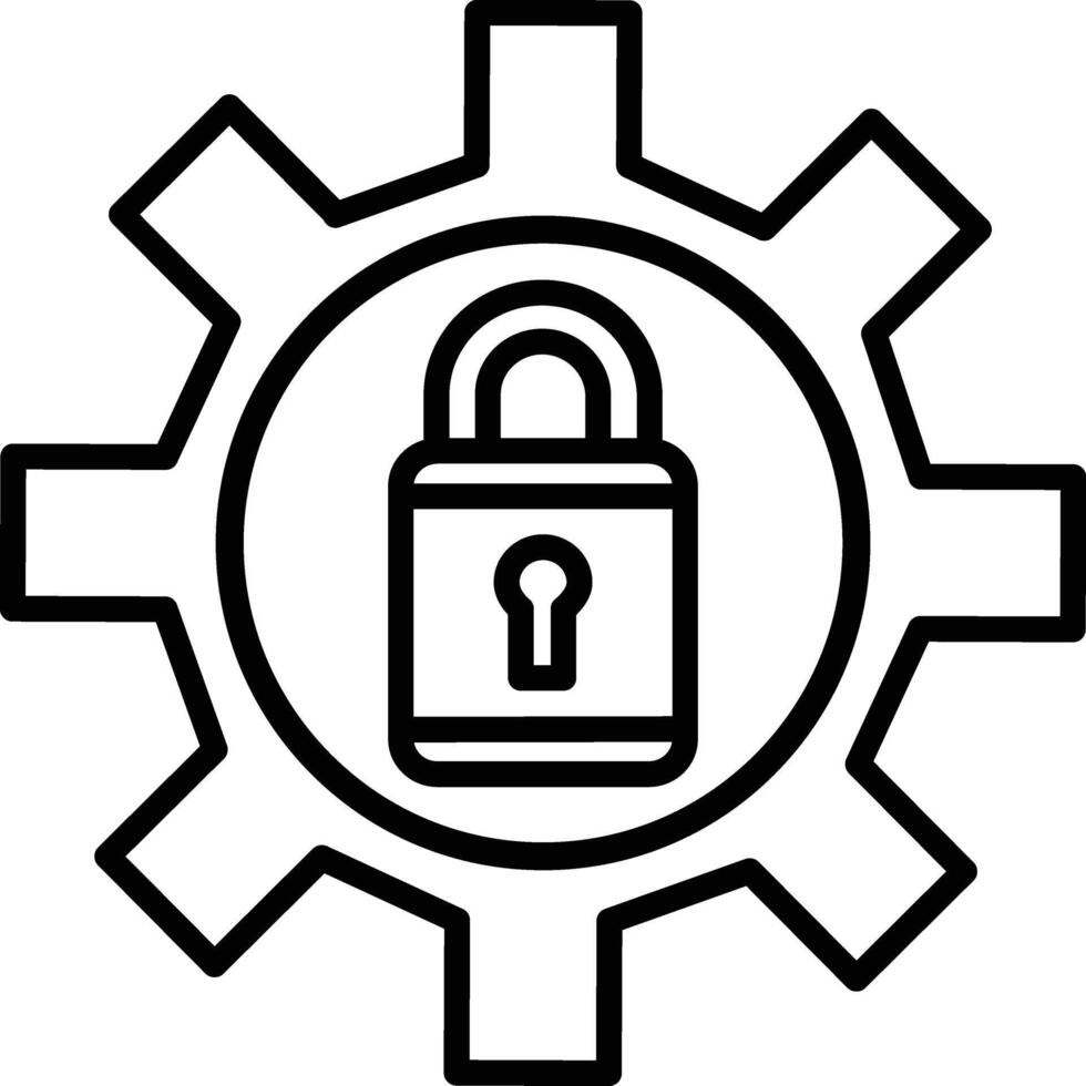 Password Setup Illustration Icon vector