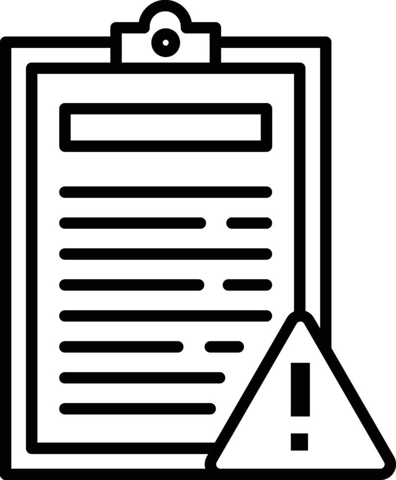 Contingency Illustration Icon vector