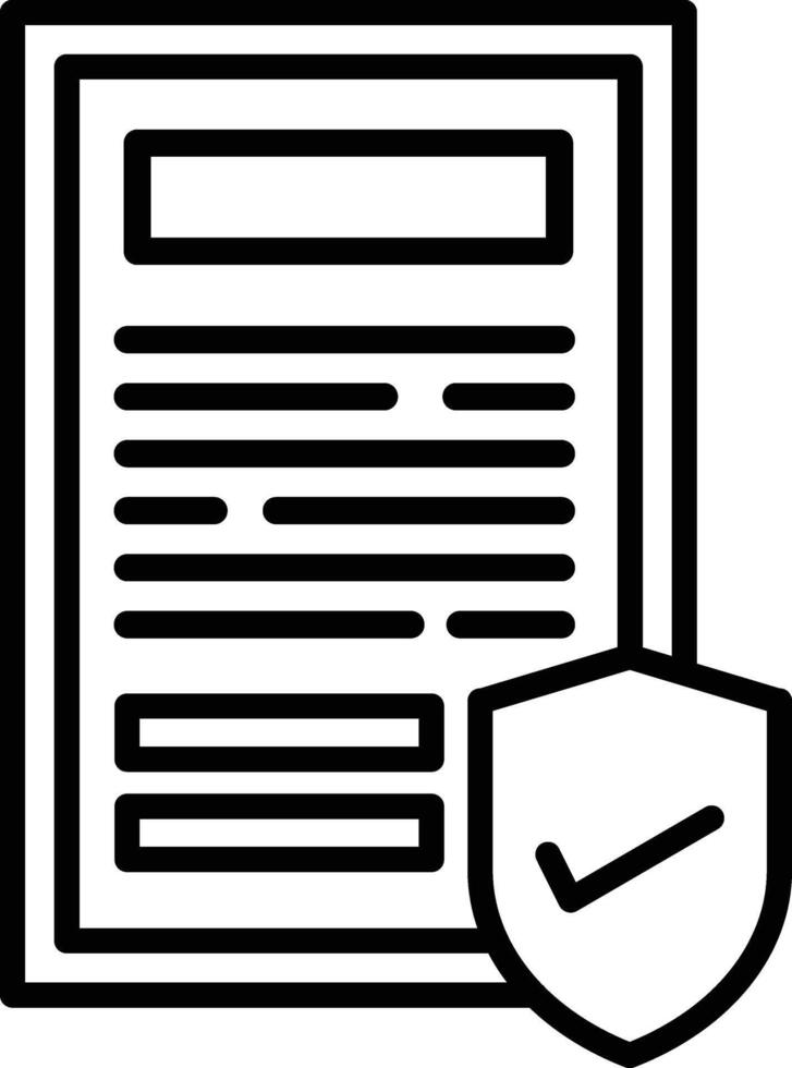 Policies Illustration Icon vector