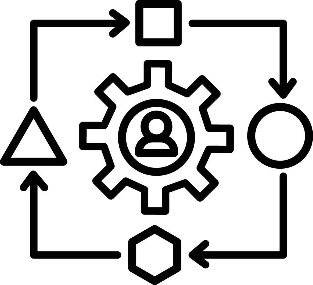 Adaptation Illustration Icon vector