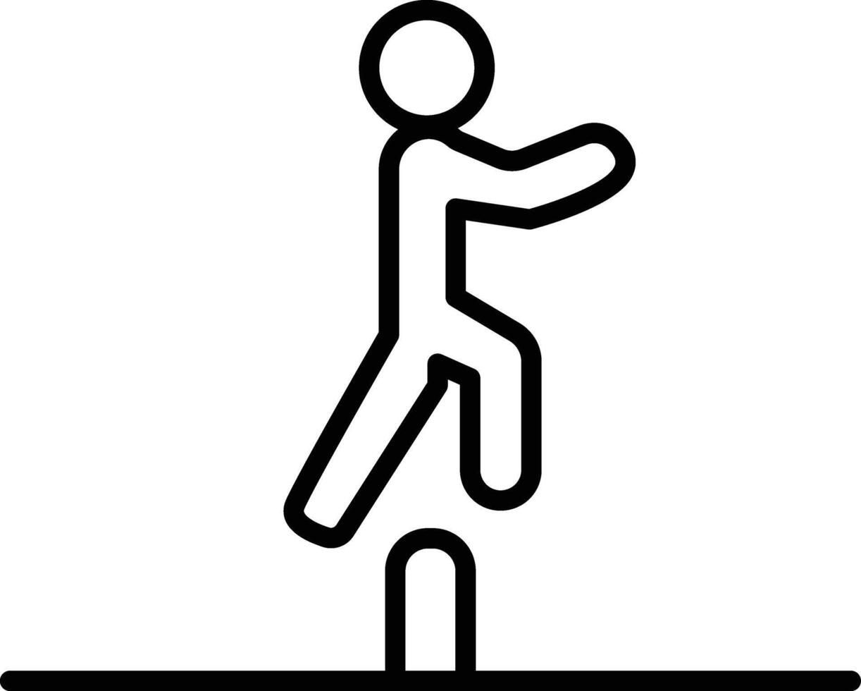 Obstacle Illustration Icon vector