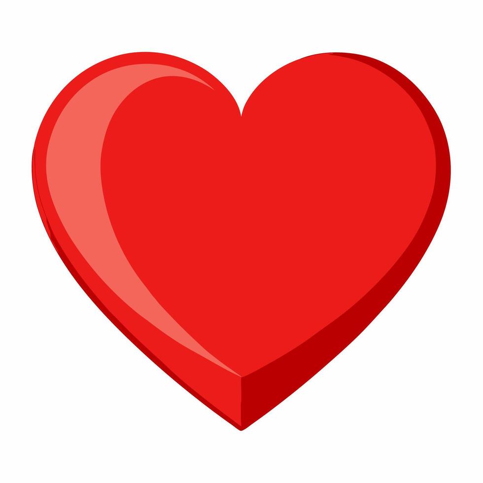 Heart love icon heart symbol Valentines Day romance art icon sign silhouette illustration isolated for photo overlays tshirt vector