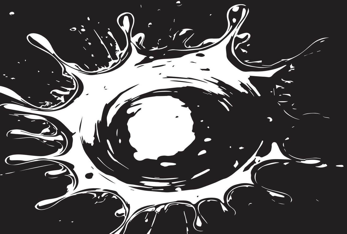 Dripping with Dynamics. A Paint Splash like No Other vector