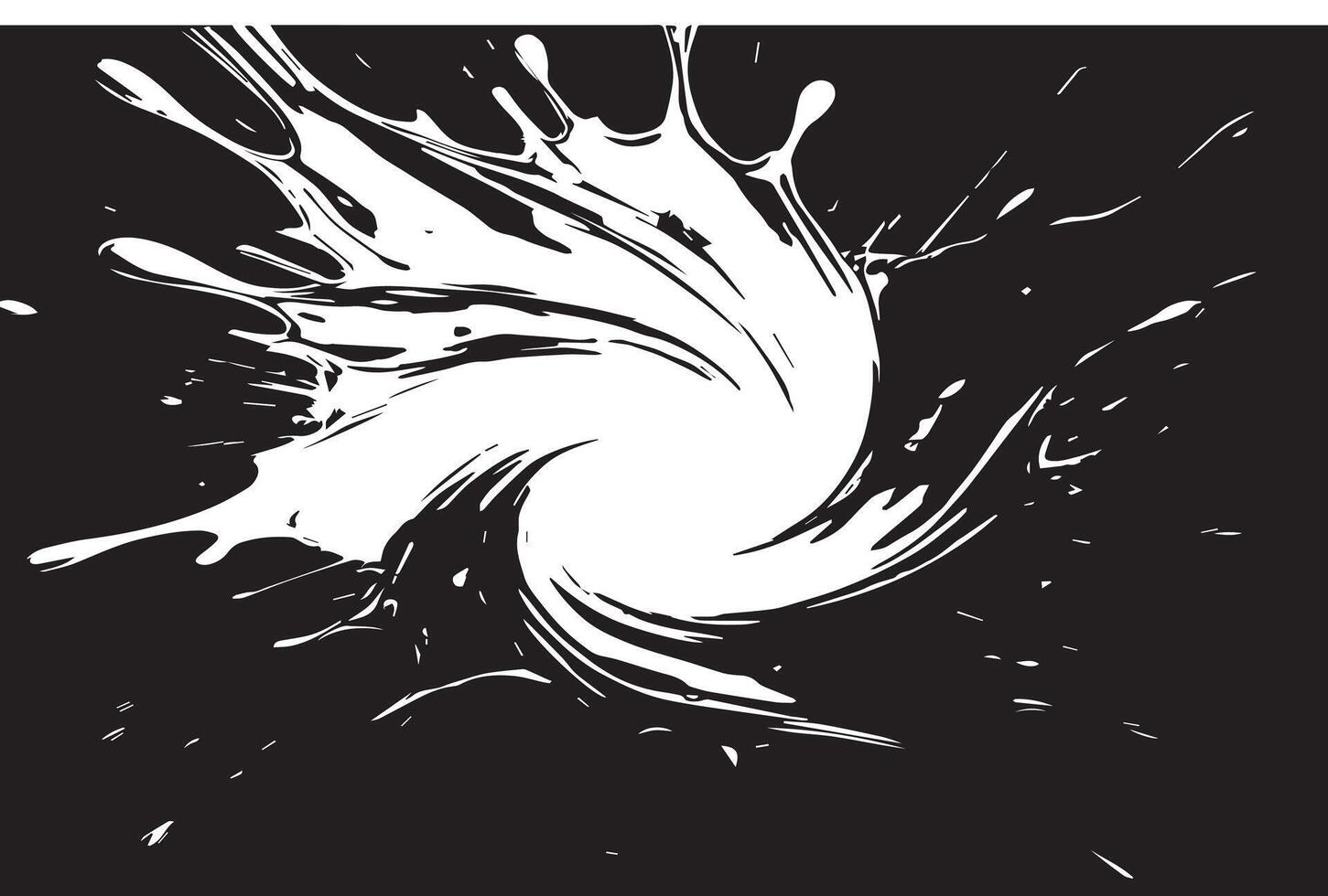 The Art of Splatter. A Unique and Creative Expression vector
