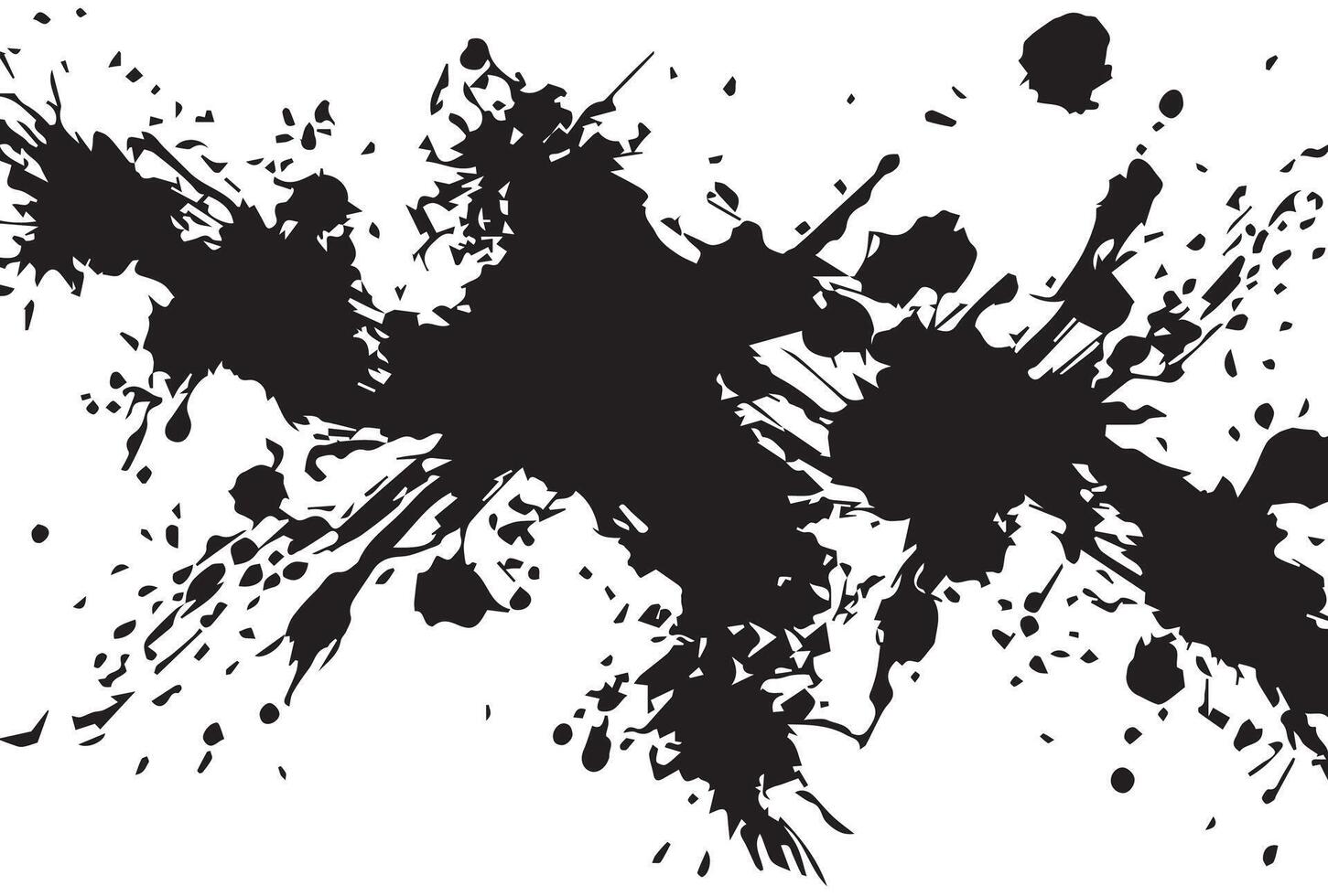 Artistic ink splatter grunge background texture. vector