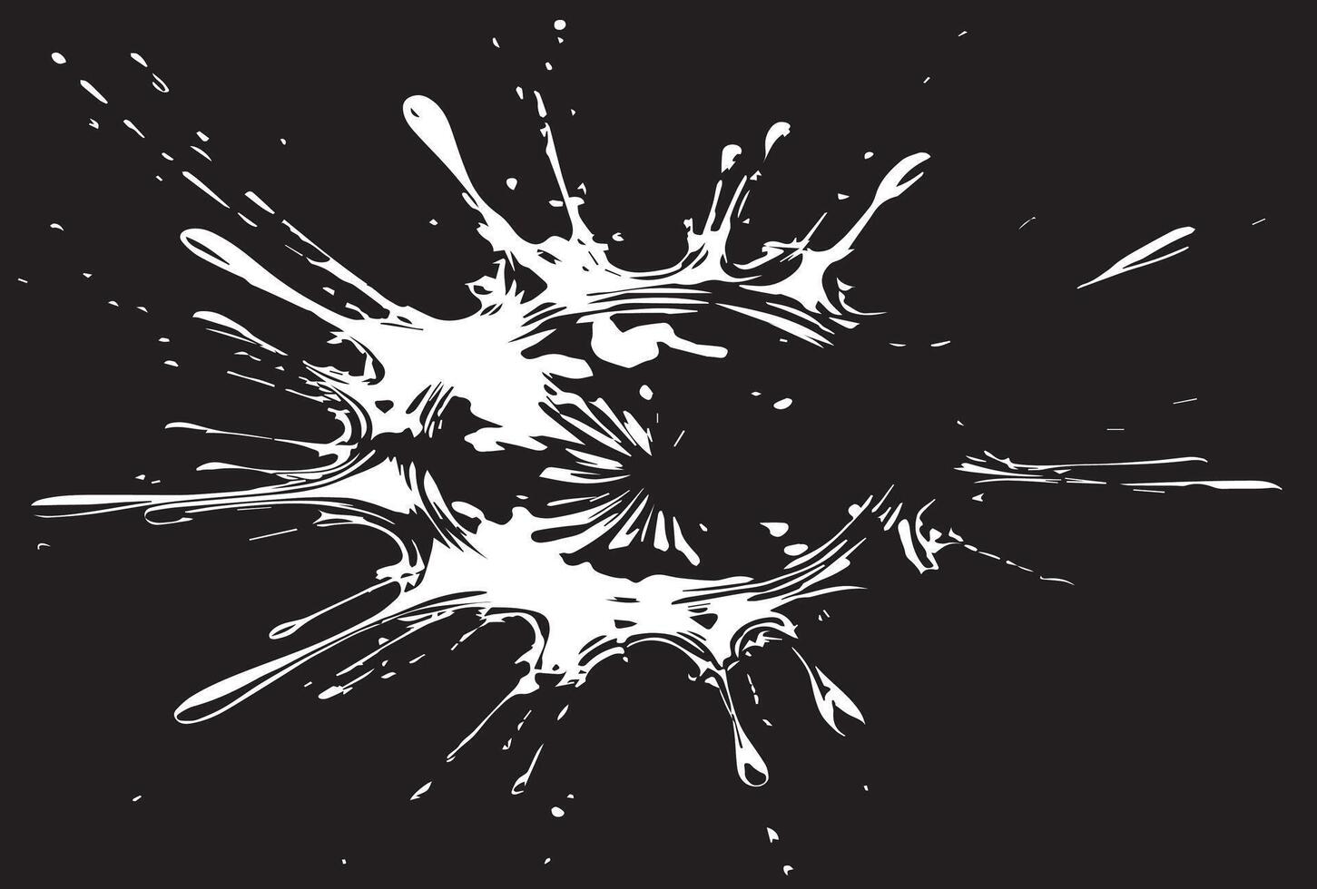 Capturing the Dynamic Movement of Paint in Motion vector