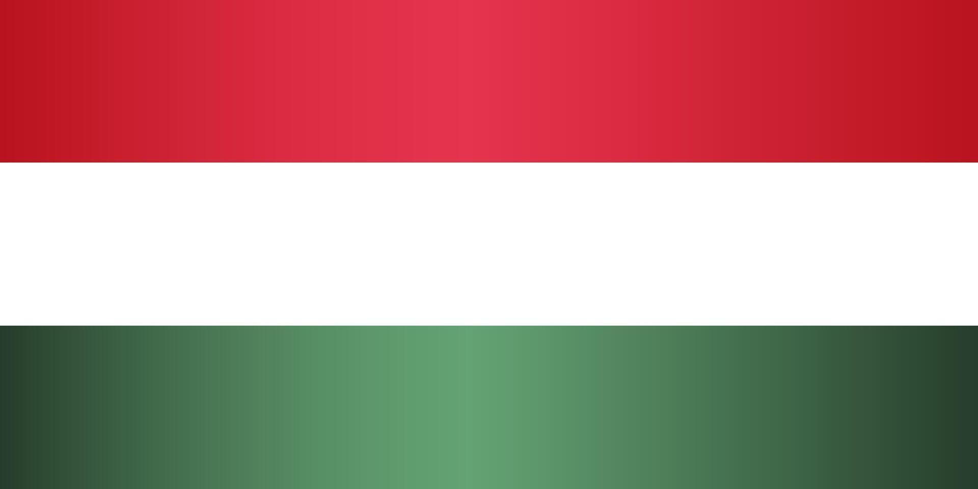 National Flag of Hungary vector