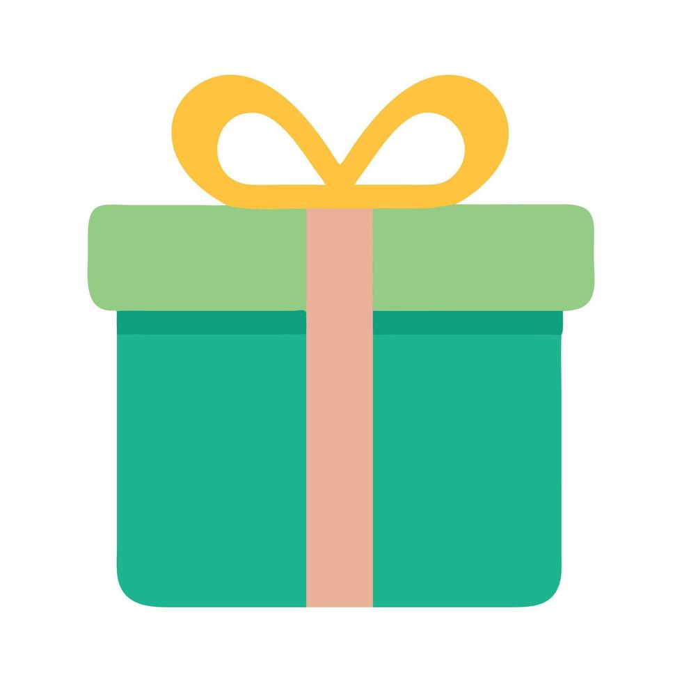 Gift box icon vector