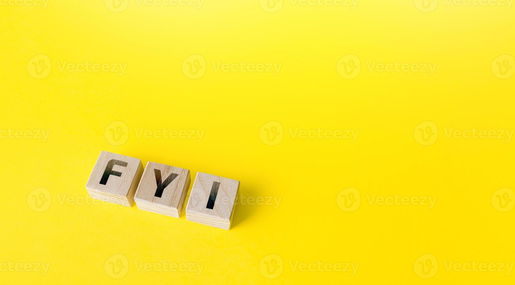 Blocks with FYI for your information abbreviation. Tips and comments notes. Instructions and rules. Guide and navigation. Bringing news and information to the attention. Policy changes photo
