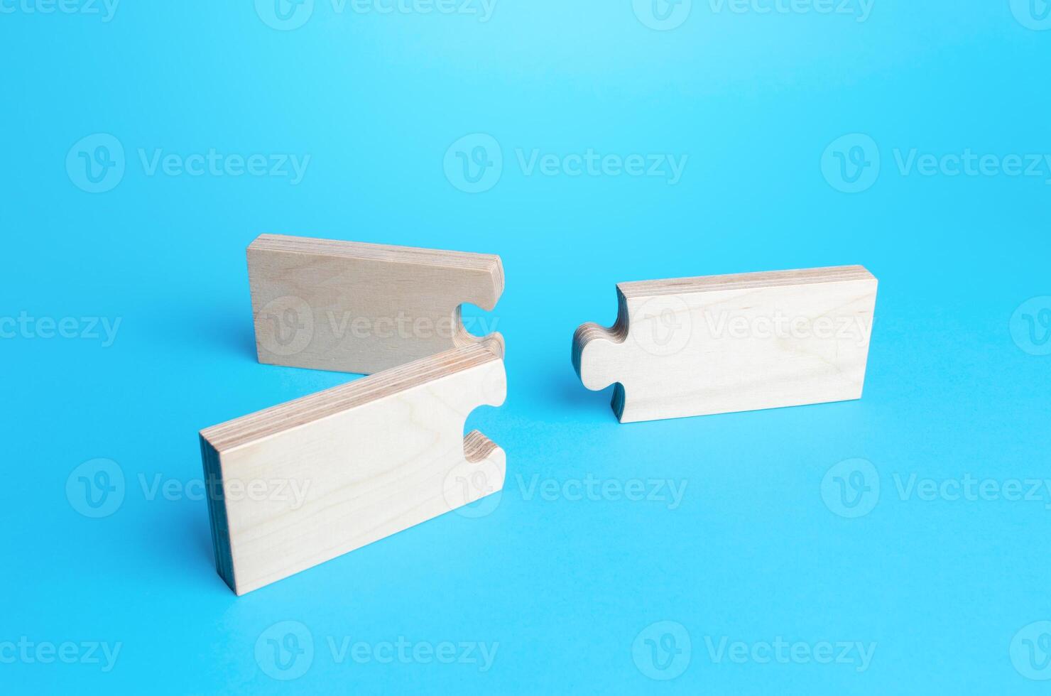 Choose between two options to connect puzzles. Solving the problem, an alternative way. Non-linearity, selection possibility. Best choice option. Management. Making the right decision. Choice concept photo