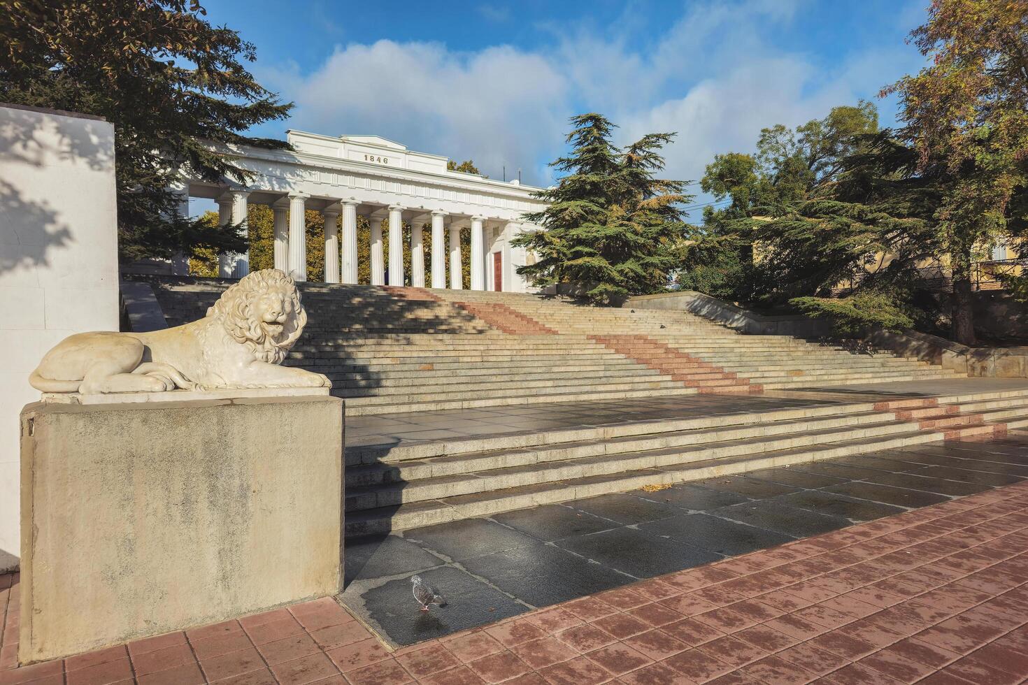 Sevastopol, Crimea, Russia - October 19, 2024 Grafskaya Marina, monument of history in the city of Sevastopol. Russia photo