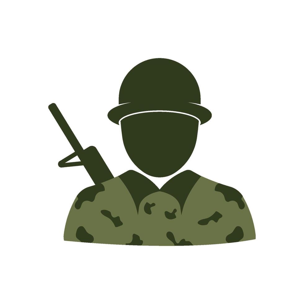 Soldier Logo Design template vector