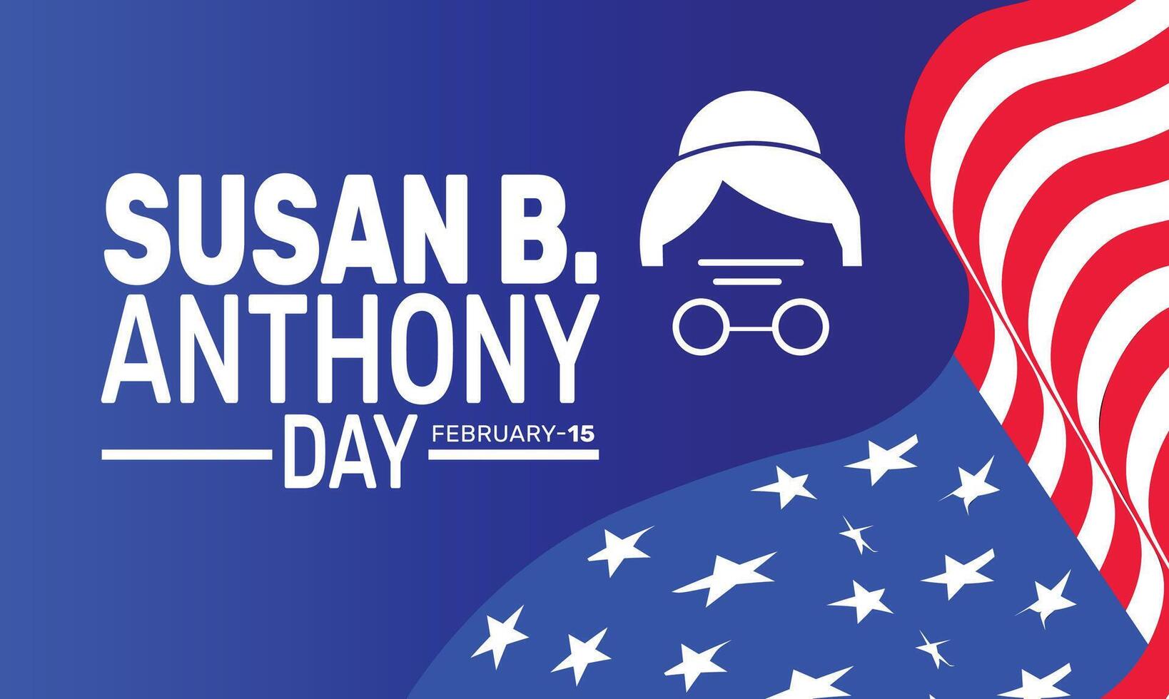 Susan B. Anthony Day vector