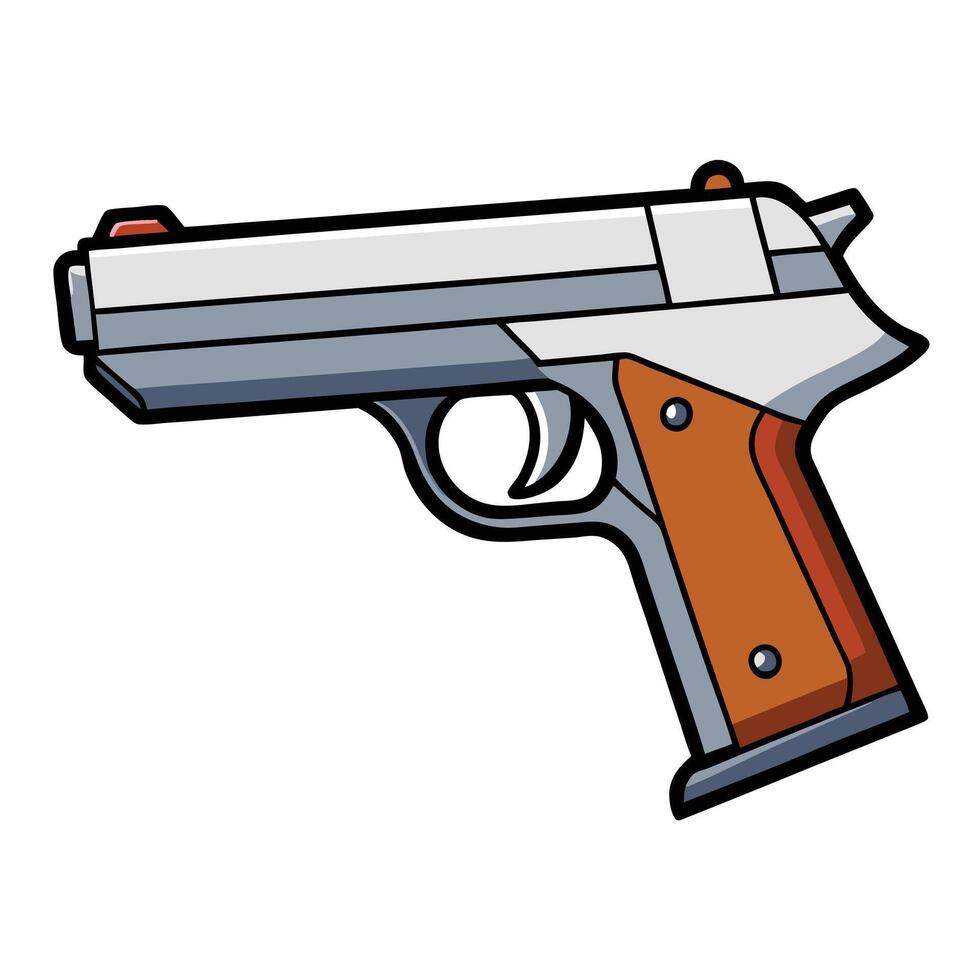 Beretta 92FS Pistol Icon vector