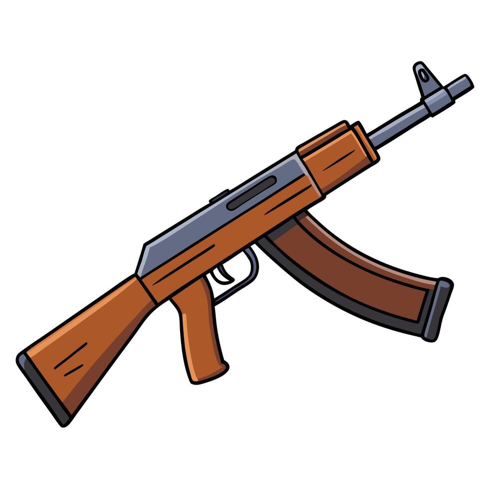 AK-47 Rifle for Stock Licensing vector
